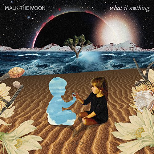 Album cover: children and celestial landscape with desert foreground.