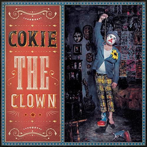 CD cover for “Cokie The Clown” featuring a painted clown in a room.
