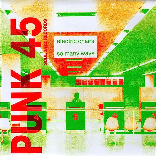 Record cover with bold red and green geometric design, and text.