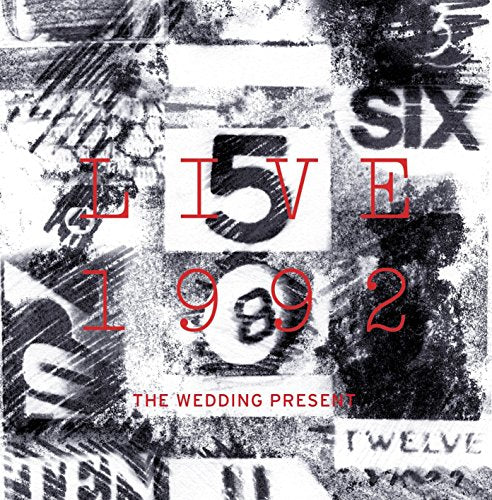CD cover for The Wedding Present's "Live 1992" with bold red text.