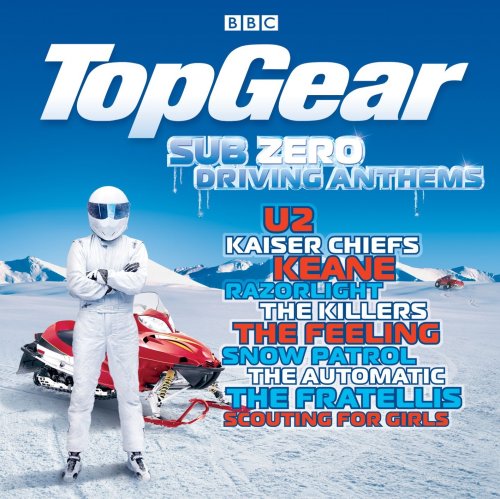 Top Gear Sub Zero CD cover with snowy landscape and driver.