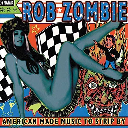 Rob Zombie album cover: stylized illustration with pin-up and monster imagery.
