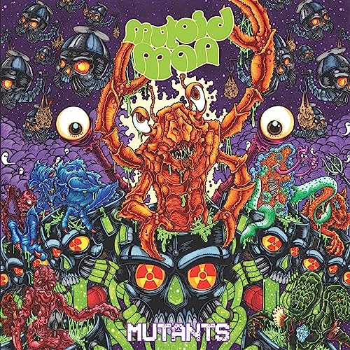 CD cover art: grotesque, colorful mutant creature with skulls and eyes.
