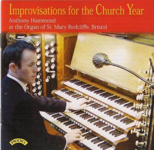 CD cover: organist Anthony Hammond at the St. Mary Redcliffe organ.