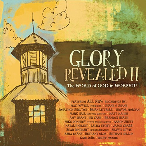 CD cover for "Glory Revealed II" featuring a painted church tower.