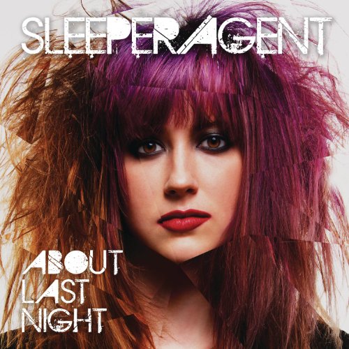 CD cover: woman with messy, split-dyed purple and blonde hair.