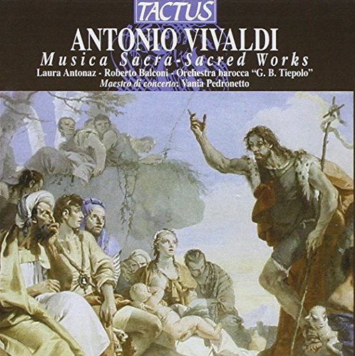 CD cover for Vivaldi’s Musica Sacra featuring a Renaissance painting.