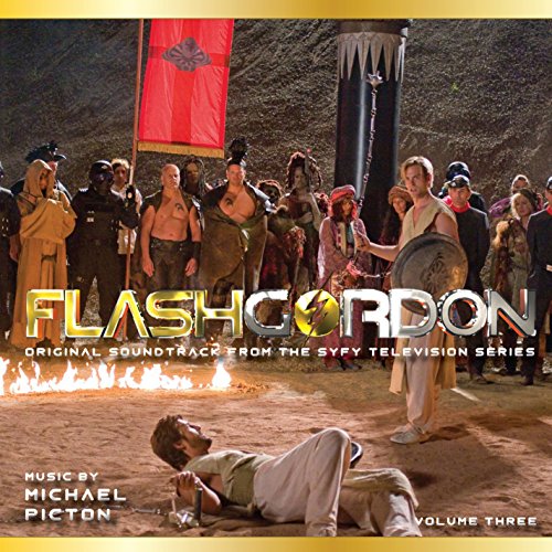 CD cover for "Flash Gordon Vol. 3" soundtrack featuring a dramatic scene.