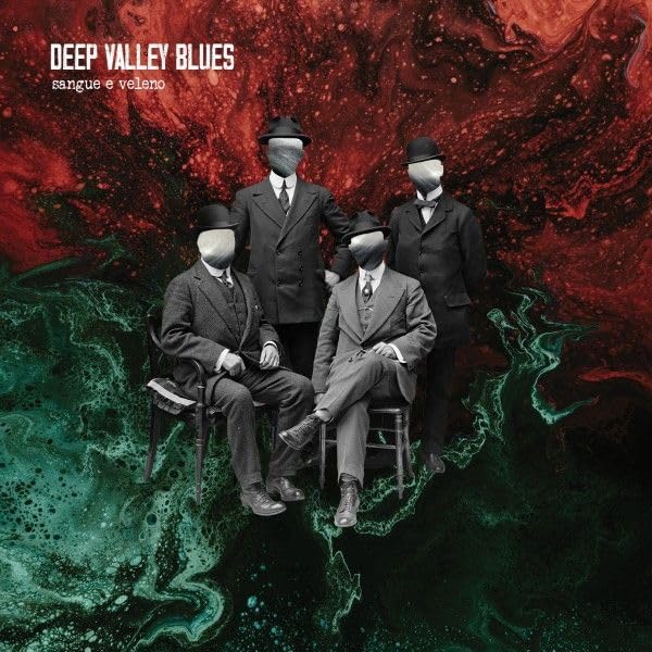 CD cover: faceless figures in suits against a red and green splatter.