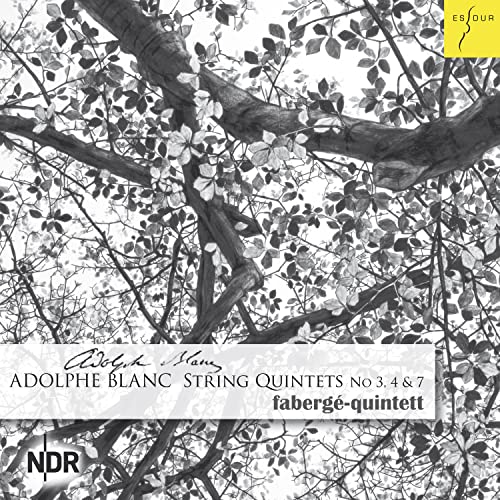 CD cover with a black and white image of tree branches and leaves.