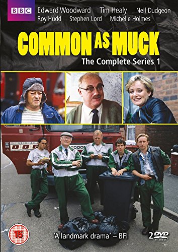 DVD cover for “Common As Muck” featuring cast photos and a fire engine.