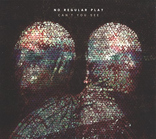 CD cover with distorted, pixelated faces against a dark background.