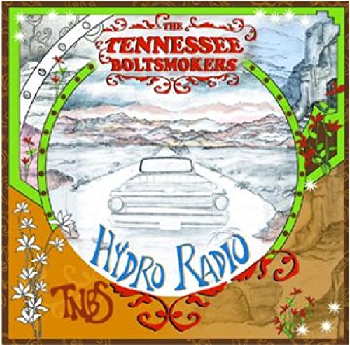 CD cover for “Hydroradio” by Tennessee Boltsmokers, featuring a car landscape.