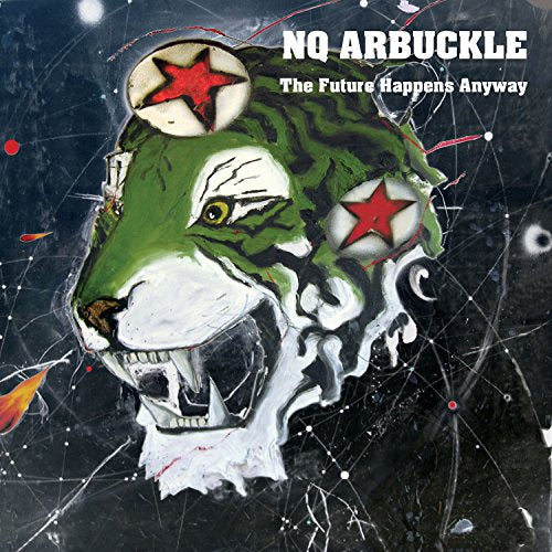CD cover: green tiger head with red stars against a dark background.