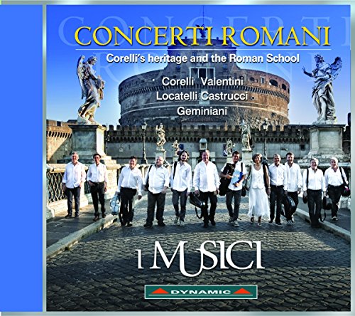 CD cover for "I Musici - Concerti Romani" featuring Roman architecture.