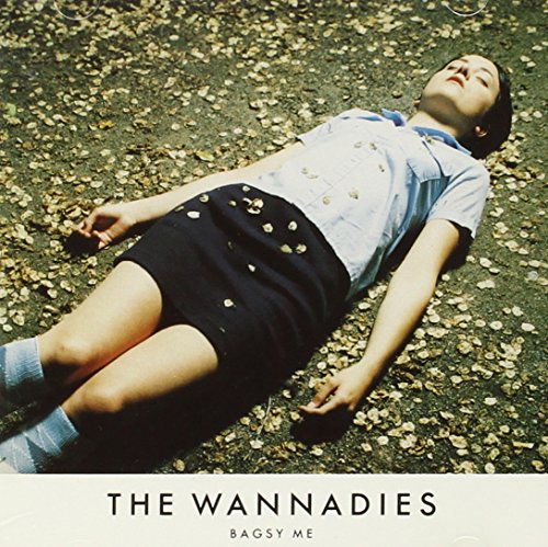 CD cover: woman lying in leaves, text "The Wannadies Bagsy Me".