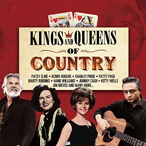 CD cover for “Kings and Queens of Country” featuring country music artists.