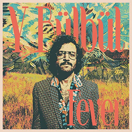 Vinyl record of Y Bulbul’s “Fever” album, black disc in sleeve.
