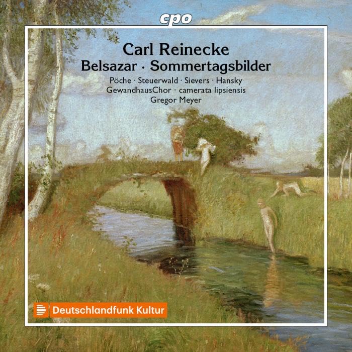 CD cover: painting of a figure by a stream in a landscape.