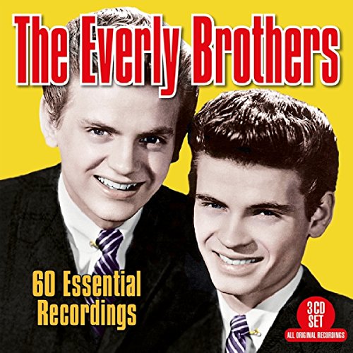 CD cover featuring portraits of the Everly Brothers and text: "60 Essential Recordings".