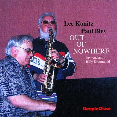 CD cover featuring Lee Konitz playing saxophone with Paul Bley.