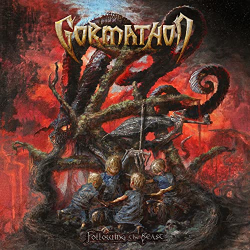 CD cover: dark fantasy art with a monstrous beast and figures.