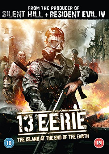 DVD cover for "13 Eerie" depicting a soldier and zombie-like figures.