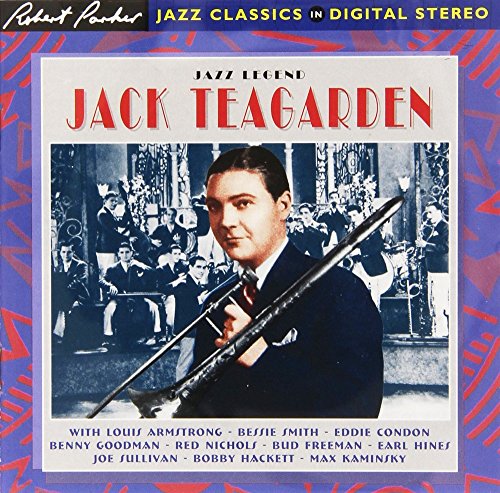 CD cover for Jack Teagarden jazz album with band photo.