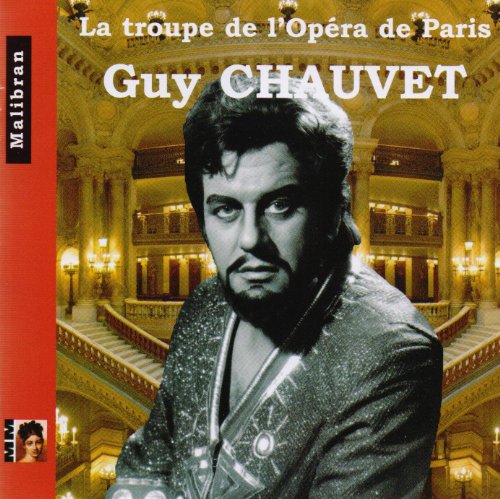 CD cover featuring opera singer Guy Chauvet in formal attire.