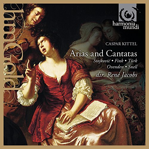 CD cover featuring Baroque painting of women singing, titled "Caspar Kittel.
