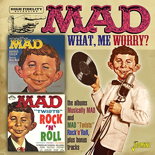 CD cover featuring Alfred E. Neuman with vintage Mad Magazine artwork.