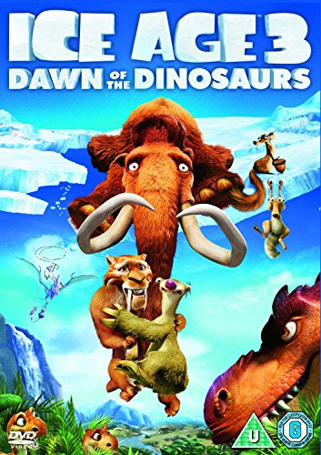 Ice Age 3 DVD cover featuring Manny the mammoth and Sid the sloth.