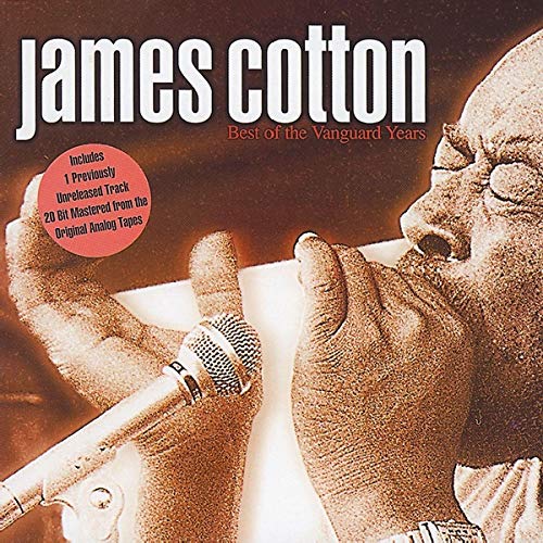 CD cover featuring blues musician James Cotton playing a harmonica.