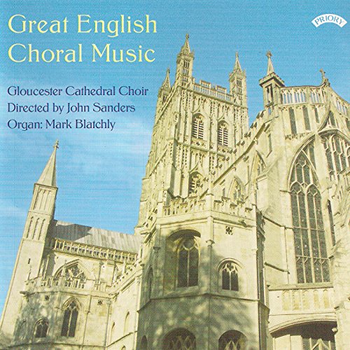 CD cover: Gloucester Cathedral with text “Great English Choral Music.”