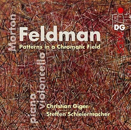 CD cover: abstract red and brown textures with white text, "Feldman.