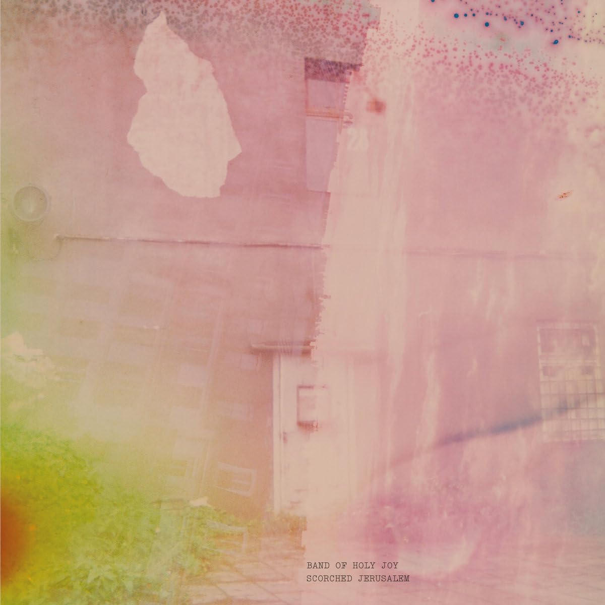 CD cover: faded pink and green abstract image of a building.
