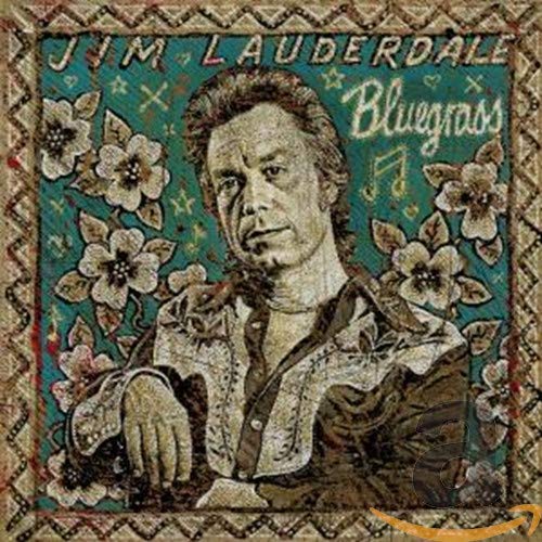 CD cover for Jim Lauderdale’s “Bluegrass” album, featuring his portrait.