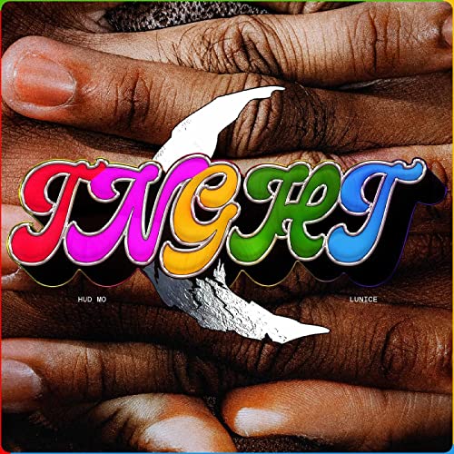 Tnght II vinyl record cover with hands and stylized text.