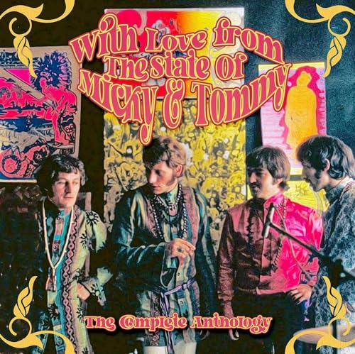 CD cover featuring four men with long hair in 1960s attire.