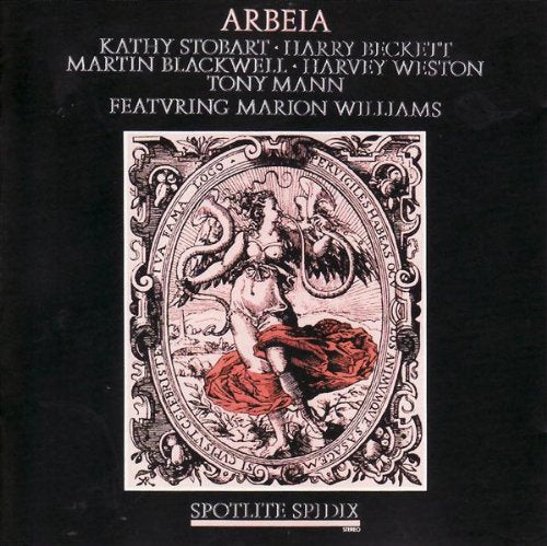 CD cover for "Arbeia" by Kathy Stobart, featuring ornate historical artwork.