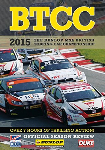 DVD cover for the 2015 British Touring Car Championship season review.