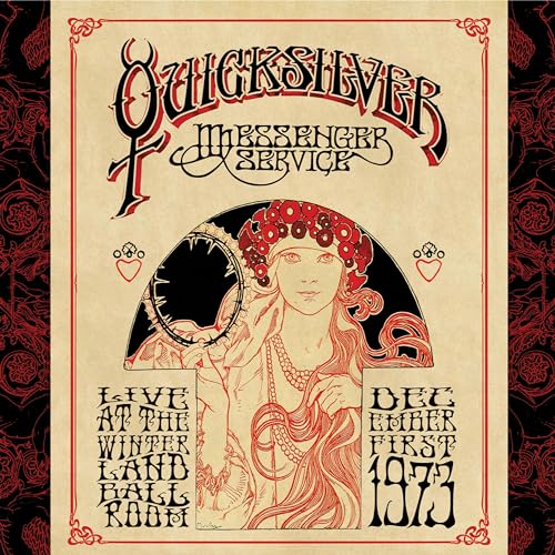CD cover for Quicksilver Messenger Service live album, Art Nouveau style.