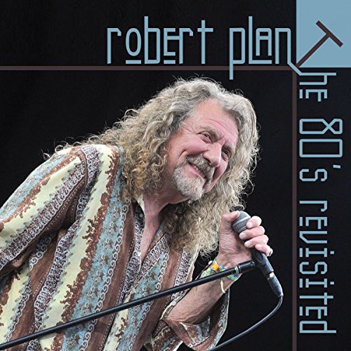 Robert Plant portrait on album cover for "80's Revisited" CD.