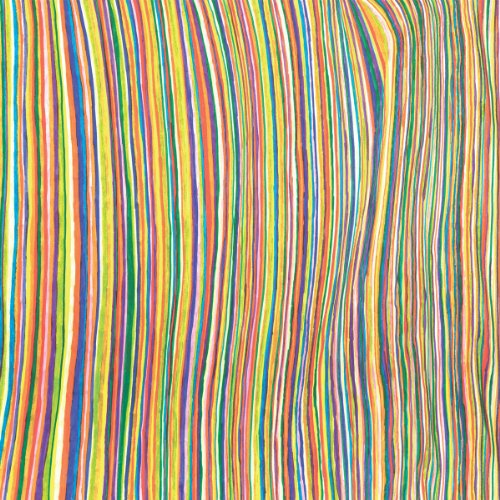 Colorful vertical stripes with a wavy, distorted texture.