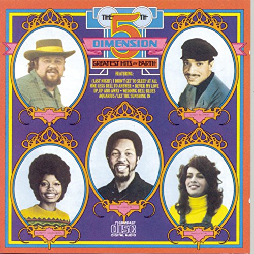 Album cover featuring portraits of the five members of The 5th Dimension musical group.