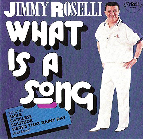 Jimmy Roselli album cover: a smiling man in a white suit, blue background.