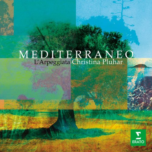 CD cover for Christina Pluhar’s “Mediterraneo” featuring a green olive tree.