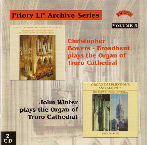 CD cover for organ music from Truro Cathedral, featuring cathedral imagery.