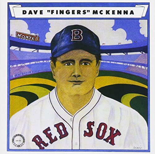 Painting of Dave “Fingers” McKenna in a Boston Red Sox uniform.