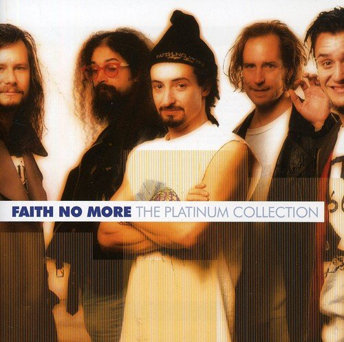 Faith No More band portrait on album cover, "The Platinum Collection.